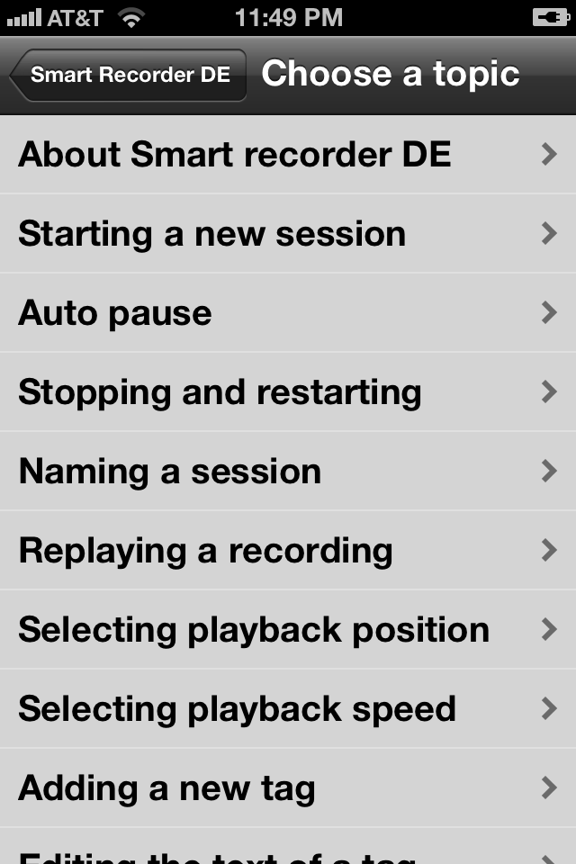 iPhone Screenshot 1